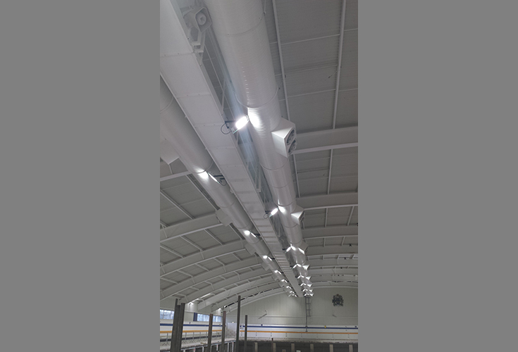 ALTLED T8 Tube, Floodlight - Bath University swimming pool, UK